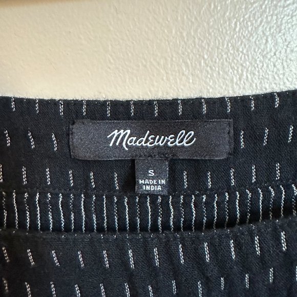 Madewell Black Square Neck Blouse - Picture 5 of 8